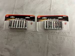 lot 215 image: 2 x 16 Packs of Alkaline AA Batteries