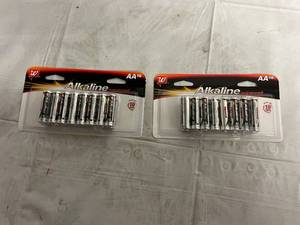 lot 216 image: 2 x 16 Packs of Alkaline AA Batteries