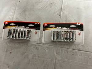 lot 217 image: 2 x 16 Packs of Alkaline AA Batteries