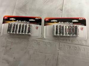 lot 221 image: 2 x 16 Packs of Alkaline AA Batteries