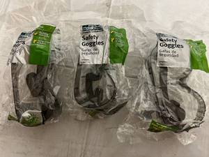 lot 225 image: 3 Pairs of MSA 10031205 Safety Goggles