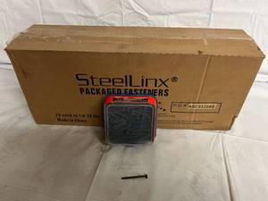 lot 259 image: 20 x 1lb Containers of SteelLinx Drywall Screws - #6 x 2 inches