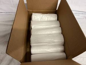 lot 260 image: 25 Rolls of 30 x 36 Clear Can Liners