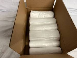 lot 262 image: 25 Rolls of 30 x 36 Clear Can Liners