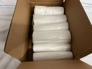 lot 263 image: 25 Rolls of 30 x 36 Clear Can Liners