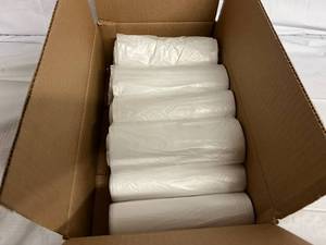 lot 264 image: 25 Rolls of 30 x 36 Clear Can Liners