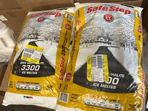 lot 269 image: 2 x 25lb Bag of Safe Step Rock Salt Ice Melter