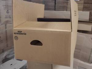 lot 287 image: 10 Foldable Cardboard Boxes