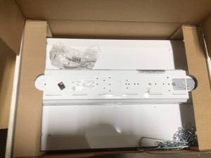 Lot of 2 Lithonia Lighting Contractor Select I-Beam Series 2 ft. 175-Watt Equivalent Integrated LED Dimmable White High Bay Light Fixture, 4000K Customer Returns See Pictures