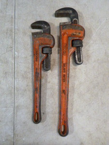 lot 50 image: 2 Ridgid Pipe Wrenches