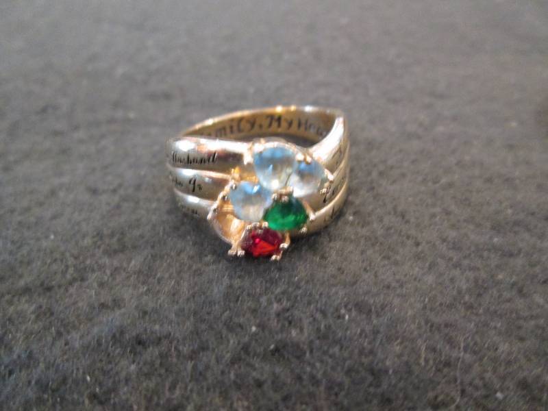 4 Assorted Rings prepersonalized m...