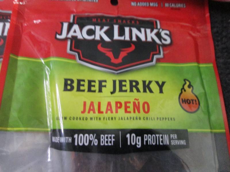 6- 3.25 oz Jack Links Jalapeno Beef...