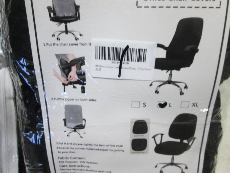 4- 2pc Large Office Chair Covers...