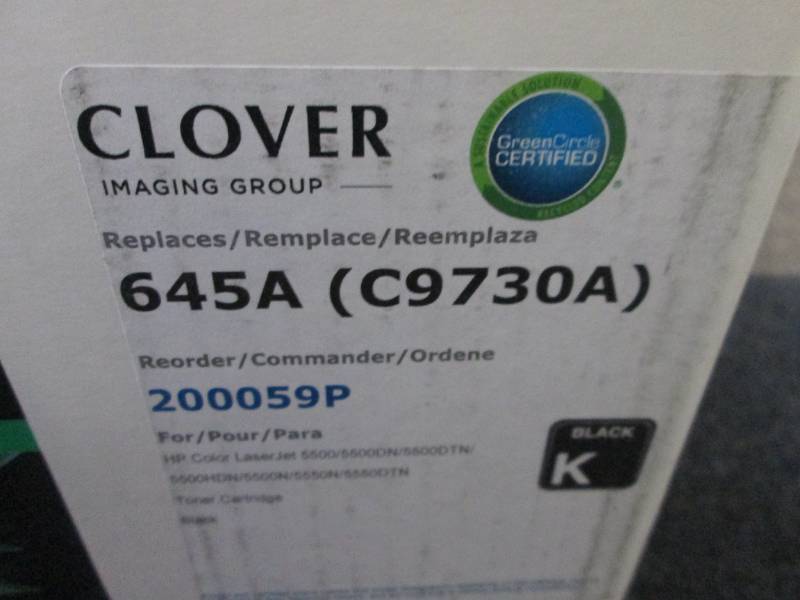 Clover 645A Black Toner Cartridge ...