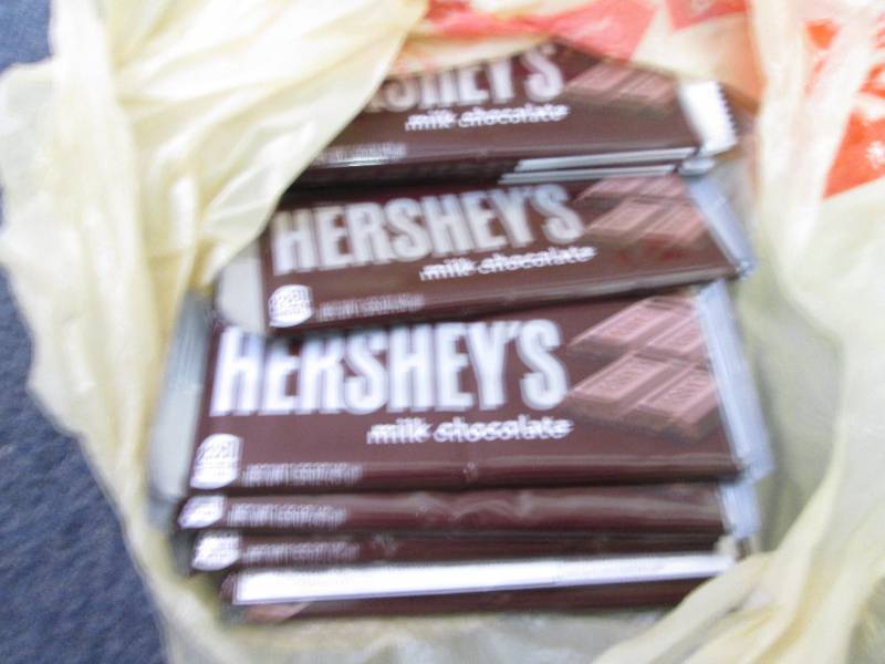 12- 1.55 oz Hersheys Bars...