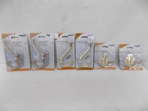 6 - Coat & Hat Hook  Double Robe Hook