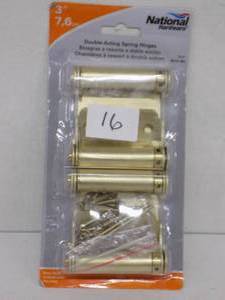 3 Double Acting Spring Hinges