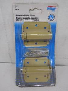 3 Adjustable Spring Hinges