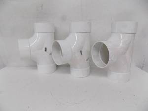 3 - 4 Tees PVC