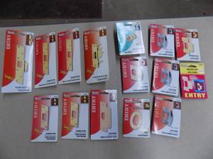 15 -Entry Latch Strike Plates, Door Viewer