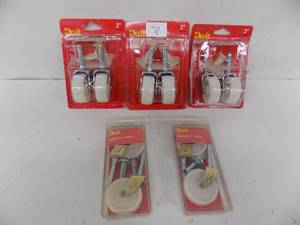 5 Pair - 2 Light Duty Casters