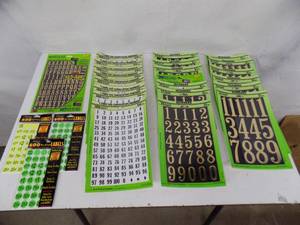 Self Stick Numbers, Letters, Labels