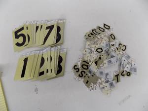 Lot of Numbers & Letters