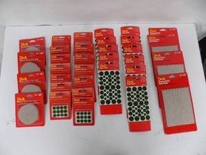 34 Packs - Felt Pads & Strips