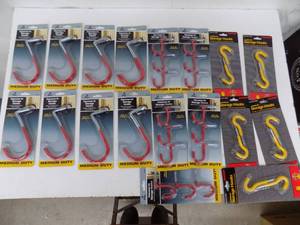 18 Packs -Hammer In Storage Hooks, Screw in