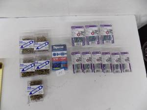 Hardware, Drywall Screws, Tapcon, Toggle bolts