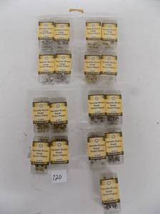 17 Packs - Speedie Rivets, LargeSmall, BrassNickel