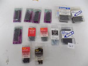 13 Packs - Tacks, Screws, drywall Screws, Panel Nails, Cut Tacks