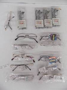 22 Pair - Assorted Reading Glasses