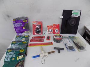 Plumbing Items, Valve, Pipe Wrap, Stool Stopper, Roof Flashing. Weather Stripping