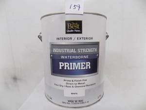 1 Gal Do It Best Paints Interior  Exterior, Industrial Strength, Water Borne Primer (White)