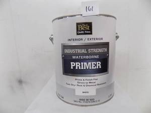 1 Gal Do It Best Paints Interior  Exterior, Industrial Strength, Water Borne Primer (White)