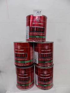 5  quarts Prat & Lambert   Exterior 100% Acrylic   Ultra Moisture Resistant Paint   Satin  Base White