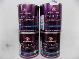 5 Quarts Pratt & Lambert Accolade Interior Flat Deep Base