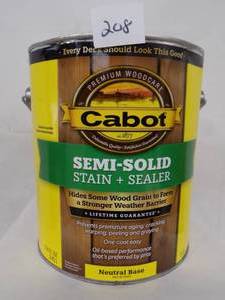 1 Gallon Cabet Premixed Stain Sealer Redwood