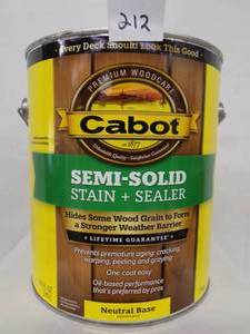 1 Gallon Cabot Premixed Stain Sealer Redwood