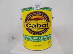 1 gal Cabot  1400 Clear