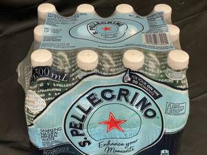 lot 8 image: San Pellegrino 12 pack 16oz plastic bottles Best by 012024