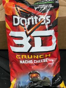 lot 56 image: Doritos 3D 7 bags Nacho Cheese Best by 12272022