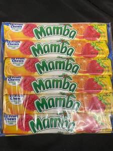 lot 77 image: Mamba Chews Box Original Best by 09302024