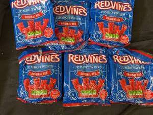 lot 334 image: Red Vines 6 bags Best by 12162023