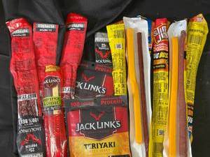 lot 377 image: Beef and Cheese and Jerky Mix Best by 03132024