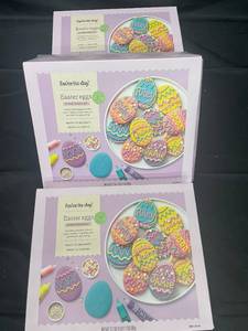 lot 30 image: Easter Sugar cookies Kit 3 Boxes 12 cookies each Best by 12152023