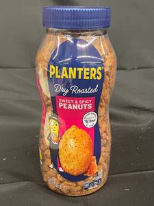 lot 218 image: Planters Dry Roasted Sweet and Spicy 6 x 1lb jars Best by 12092023