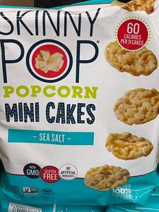 lot 248 image: Skinny Pop Mini Cakes Box of 10 5oz bags Best by 09252023