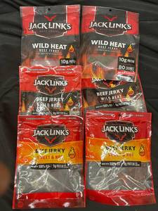 lot 88 image: Jack Links Jerky 6 bags Wild Heat